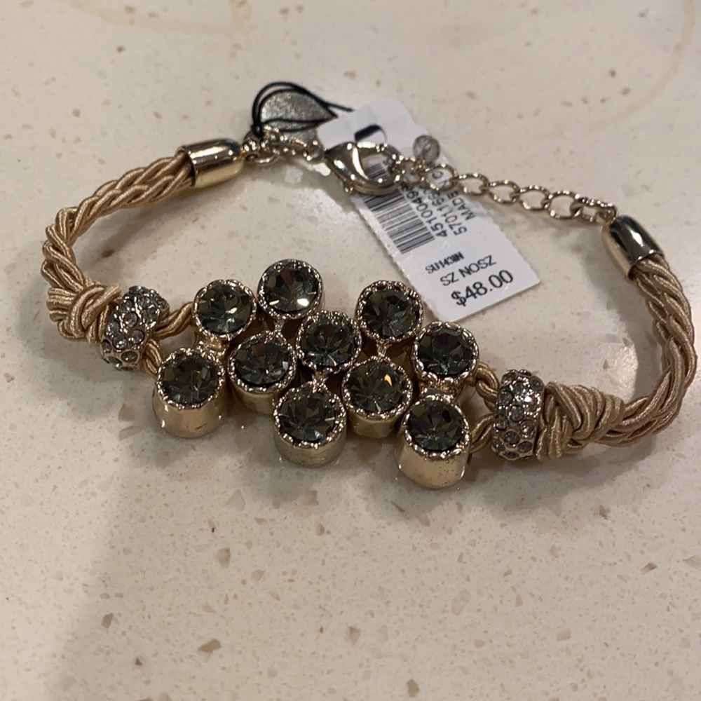 White House Black Market gold/bronze tone bracelet